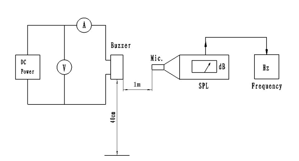 HND-2316 buzzer pin dimensions and marking